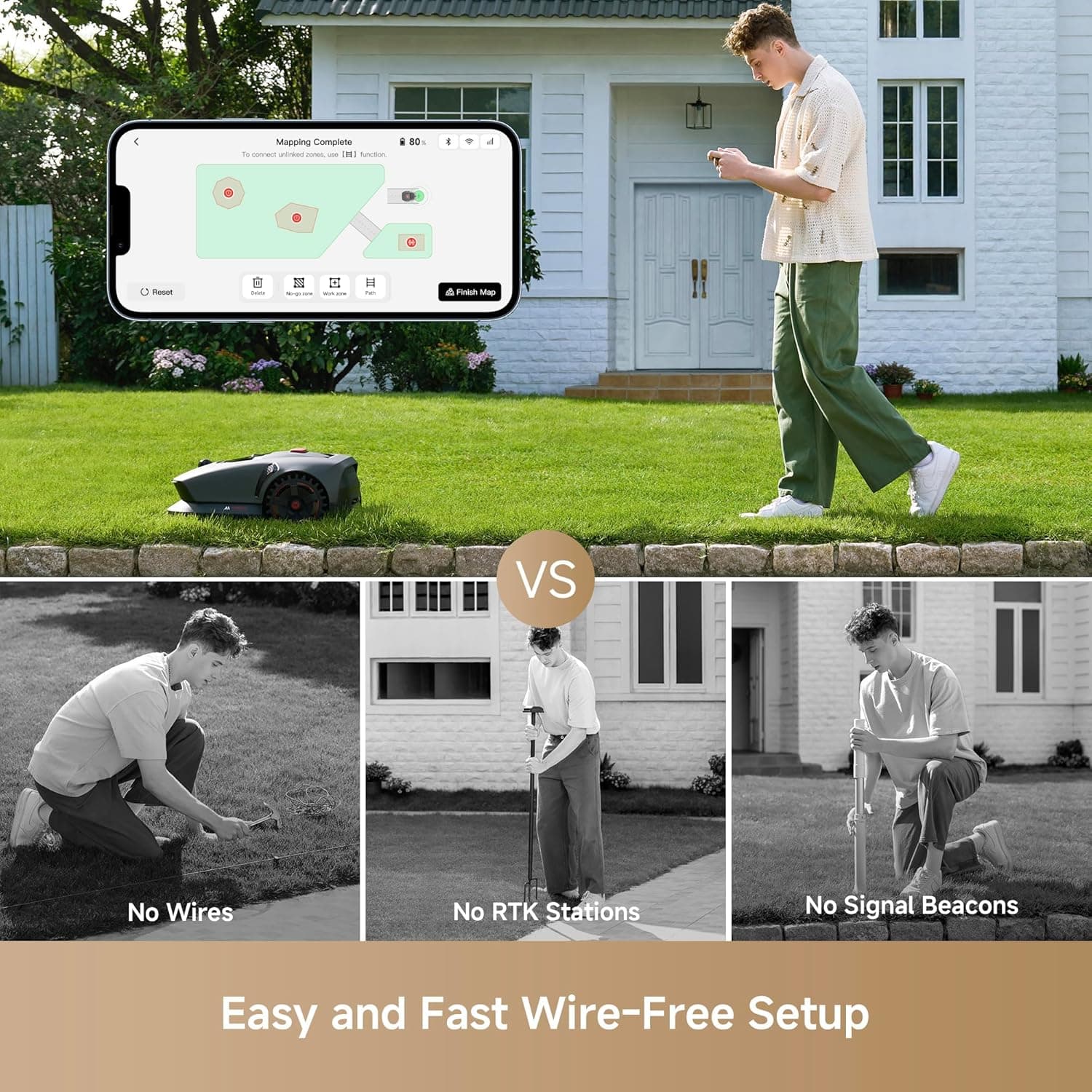 1000 robotic lawn mower